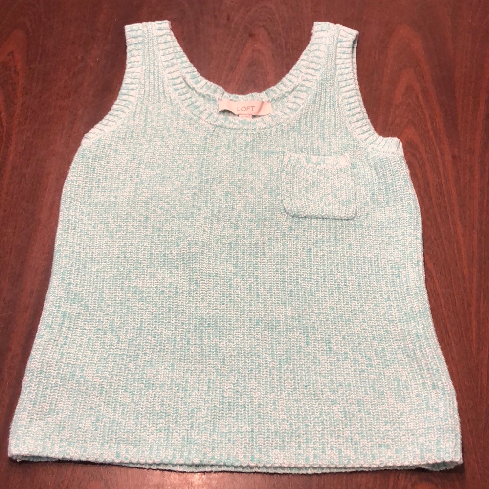Loft sweater tank- xs